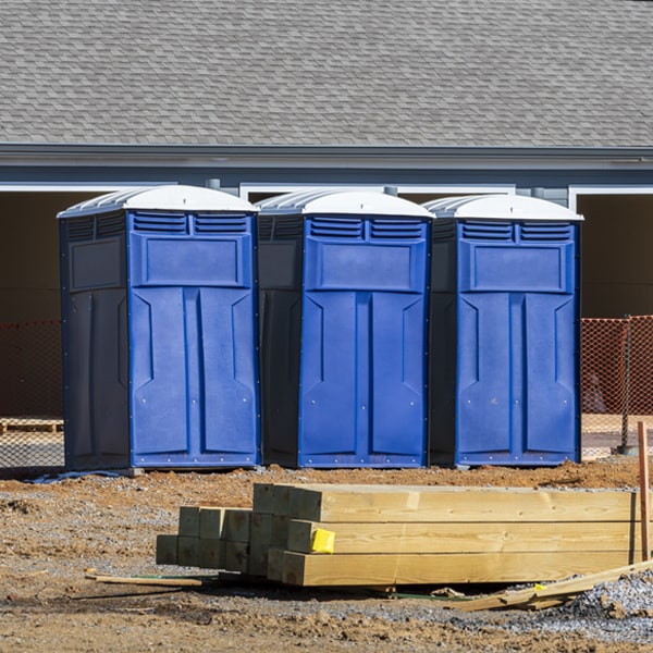 what is the maximum capacity for a single porta potty in Kimberly